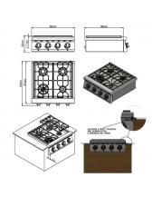 Range Top 4 Queimadores