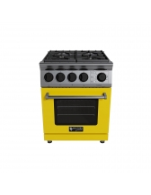 Fogão Analógico 4 queimadores - Amarelo Vinho